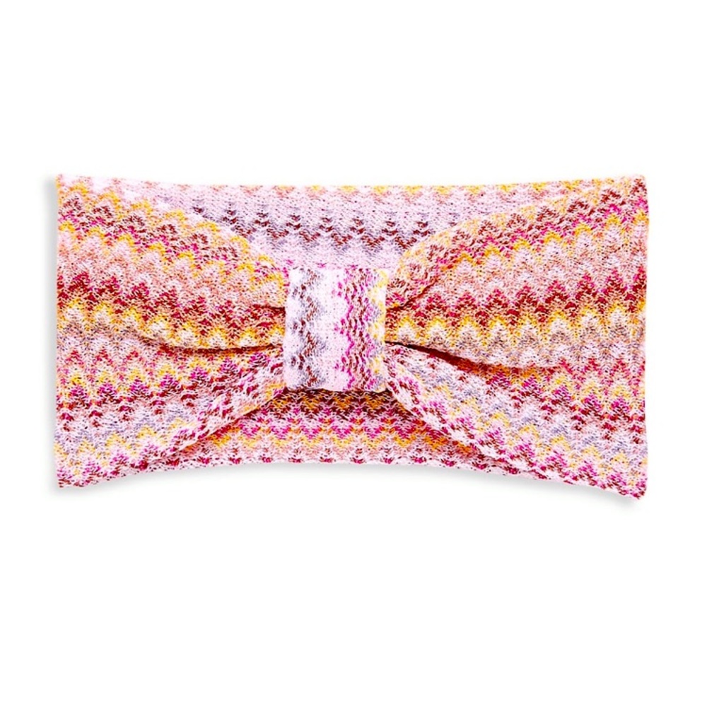 Missoni knotted multicolor chevron headband
